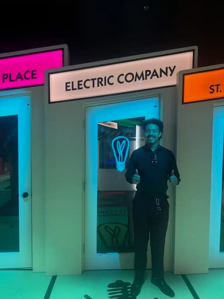 Professional Power Team at a Monopoly event