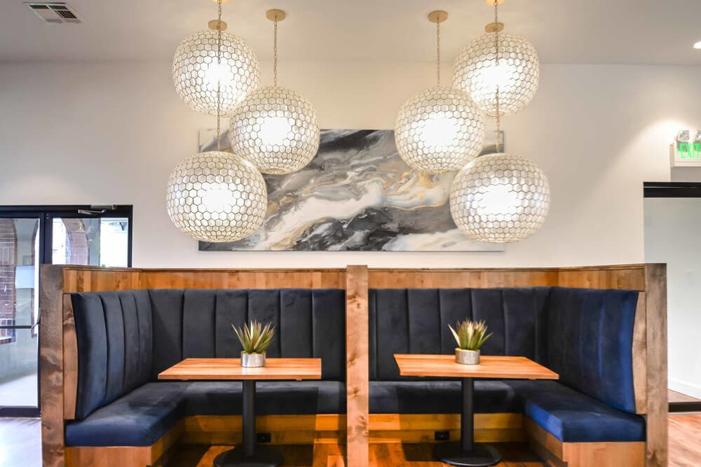 lighting fixtures in restaurant — Professional Power Colorado