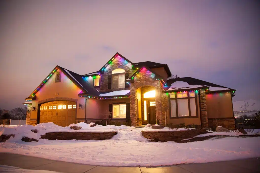 Rainbow jellyfish lighting in Westminister, CO.